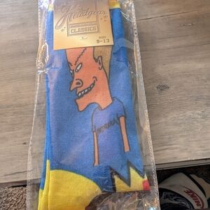 Henderson Classics Blue and Yellow Men's Graphic Socks